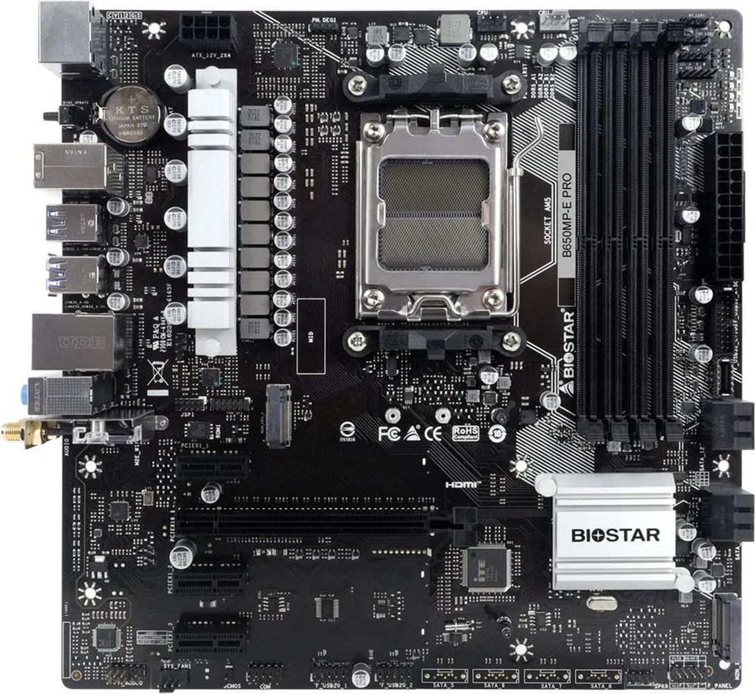 Материнская плата Biostar B650MP-E Pro (B650MP-E PRO) - фото 1