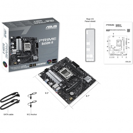 Материнская плата Asus PRIME B650M-R Socket AM5 AMD - фото 6