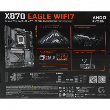 Материнская плата Gigabyte X870 EAGLE WIFI7 - фото 22