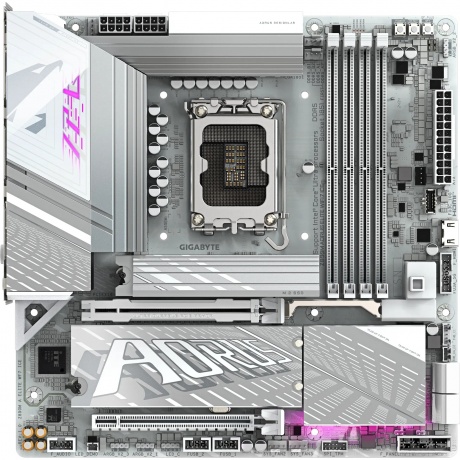 Материнская плата Gigabyte Z890M AORUS ELITE WIFI7 ICE - фото 1