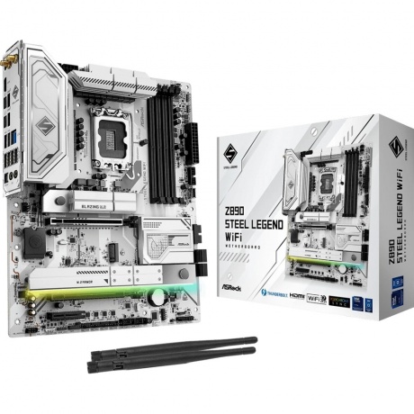 Материнская плата ASRock Z890 STEEL LEGEND WIFI RTL - фото 6