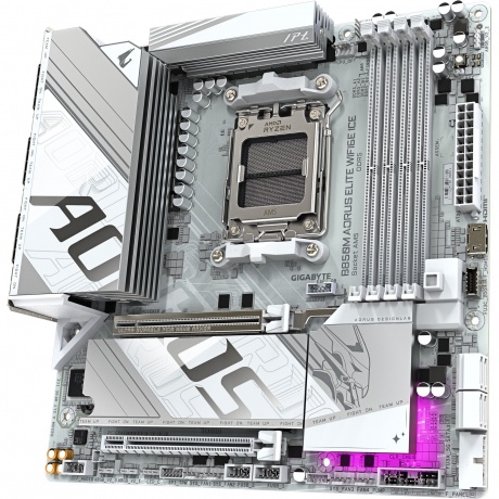 Материнская плата Gigabyte B860M AORUS ELITE WIFI6E ICE - фото 3
