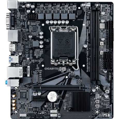 Материнская плата GIGABYTE H610M S2H, LGA1700, H610, 2*DDR5 - фото 1