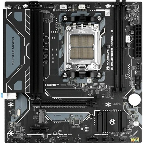 Материнская плата MAXSUN MS-Challenger B850M-K, AM5, B850, 2*DDR...
