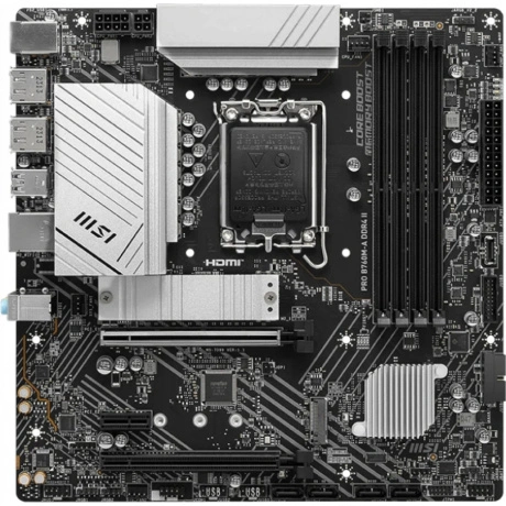 Материнская плата B760 S1700 MATX PRO B760M-A DDR4 II MSI