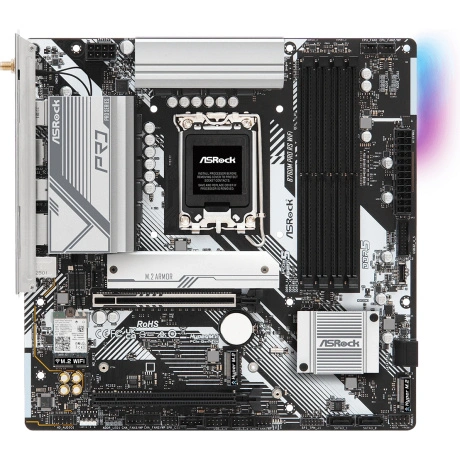 Материнская плата ASRock B760M Pro RS WiFi, LGA 1700, Intel B760...