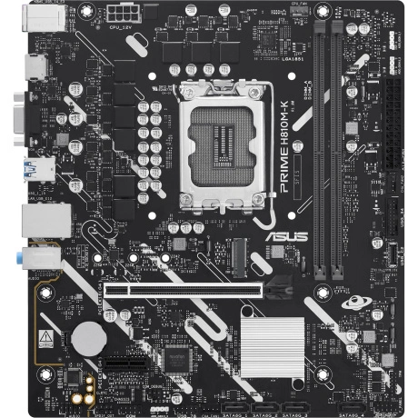 Материнская плата ASUS PRIME H810M-K, LGA1851, H810, 2*DDR5, 4*S...