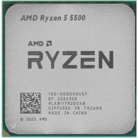 Процессор AMD Ryzen 5 5500 AM4  tray (100-000000457)