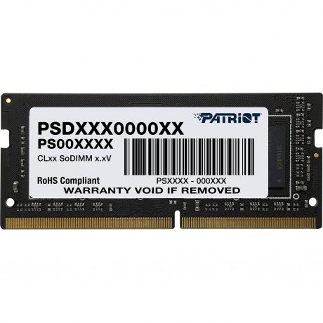 Память оперативная DDR4 Patriot Signature 8Gb 3200MHz (PSD48G320081S) - фото 1