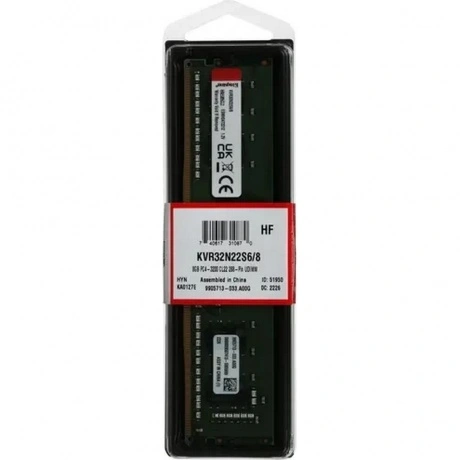 Память оперативная DDR4 Kingston 8Gb 3200MHz (KVR32N22S6/8)