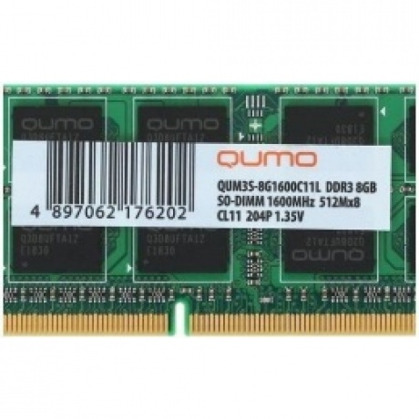 Память оперативная DDR3 Qumo 8Gb 1600MHz (QUM3S-8G1600C11L) - фото 3