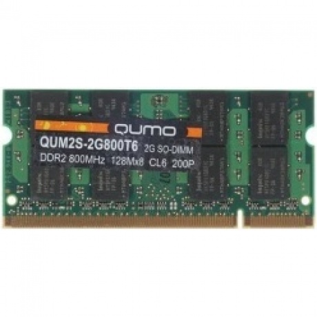 Память оперативная DDR2 Qumo 2Gb 800MHz (QUM2S-2G800T6) - фото 1