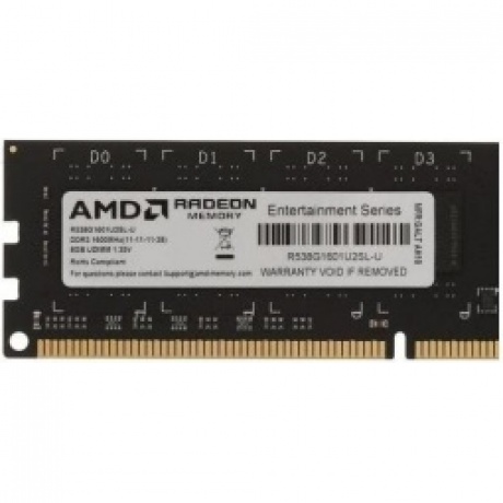 Память оперативная DDR3 AMD 8Gb 1600MHz (R538G1601U2SL-U) - фото 3