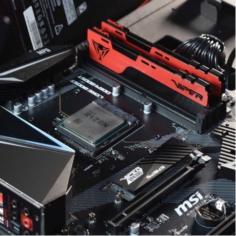 Память оперативная DDR4 Patriot 16Gb 3200MHz (PVE2416G320C8) - фото 8