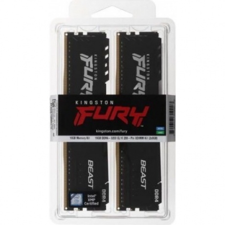 Память оперативная DDR4 Kingston16Gb DIMM (KF432C16BBK2/16) - фото 3