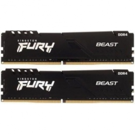 Память оперативная DDR4 Kingston 16Gb DIMM (KF436C17BBK2/16) - фото 1