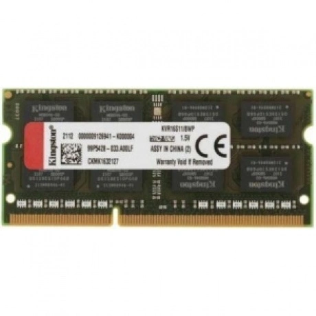 Память оперативная DDR3 Kingston 8Gb 1600MHz (KVR16S11/8WP)