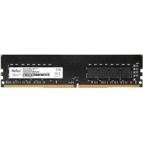Память оперативная Netac DDR 4 DIMM 16Gb 2666Mhz (NTBSD4P26SP-16...