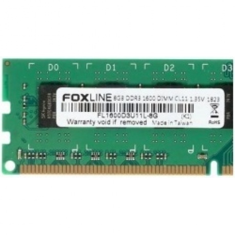 Память оперативная DDR3 Foxline DIMM 8GB 1600MHz (FL1600D3U11L-8G) - фото 3