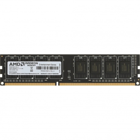 Память оперативная DDR-III AMD 4Gb 1600Mhz (R534G1601U1SL-U) - фото 5