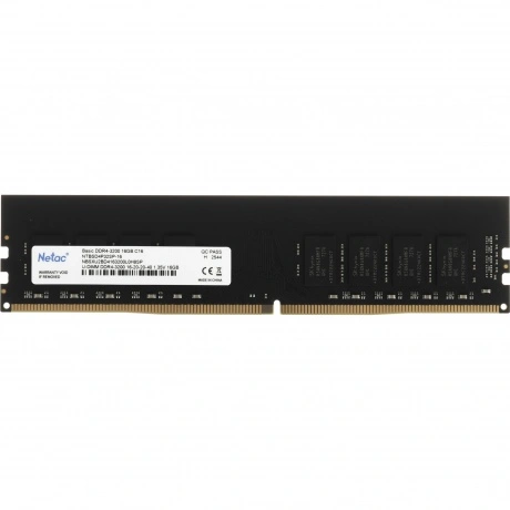 Память оперативная DDR4 Netac 16Gb 3200Mhz (NTBSD4P32SP-16)
