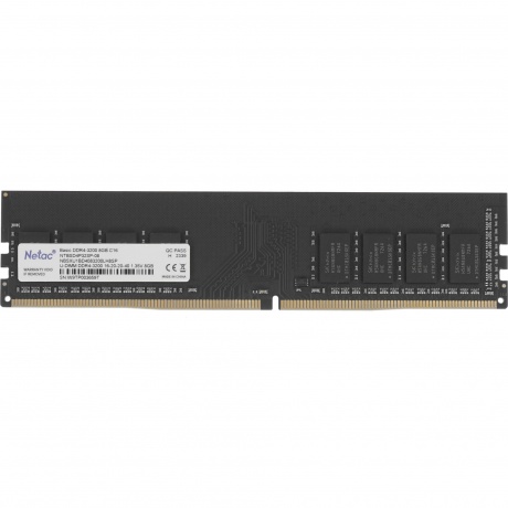 Память оперативная DDR4 Netac 8Gb PC25600, 3200Mhz (NTBSD4P32SP-08) - фото 1