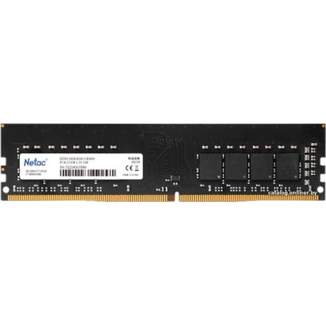 Память оперативная DDR4 Netac 8Gb PC25600, 3200Mhz (NTBSD4P32SP-08) - фото 3