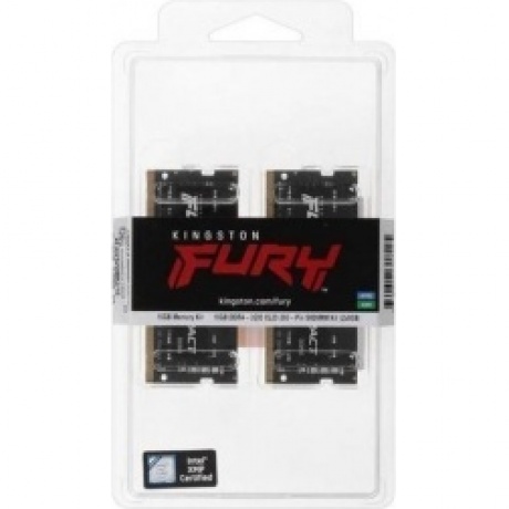 Память оперативная DDR4 Kingston 16GB 3200MHz (KF432S20IBK2/16) - фото 4