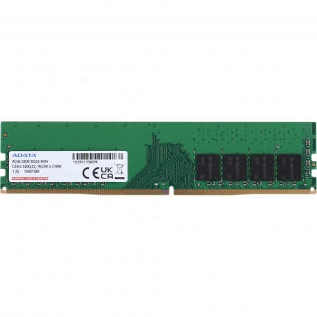 Память оперативная DDR4 A-Data 16GB PC25600 (AD4U320016G22-SGN) - фото 1