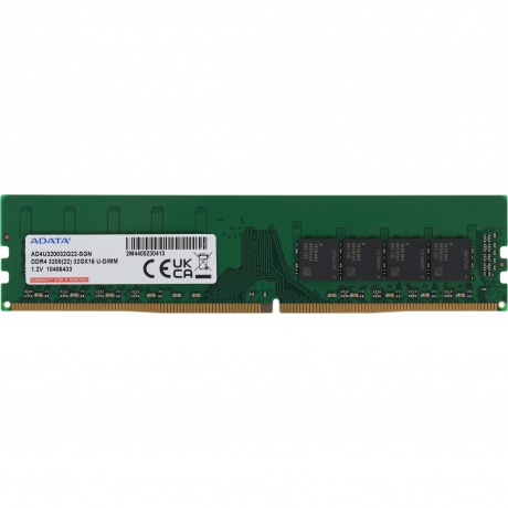 Память оперативная DDR4 A-Data 32GB PC25600 (AD4U320032G22-SGN) - фото 1