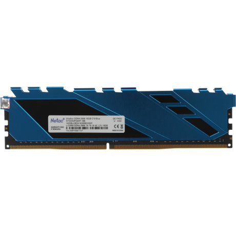 Память оперативная DDR4 Netac PC21300 16Gb 2666Mhz (NTSDD4P26SP-16B) - фото 7