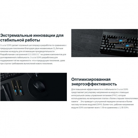 Память оперативная DDR5 Crucial (CT16G48C40U5) - фото 2