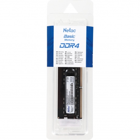 Память оперативная DDR4 Netac 8GB PC25600 3200MHz (NTBSD4N32SP-08) - фото 6