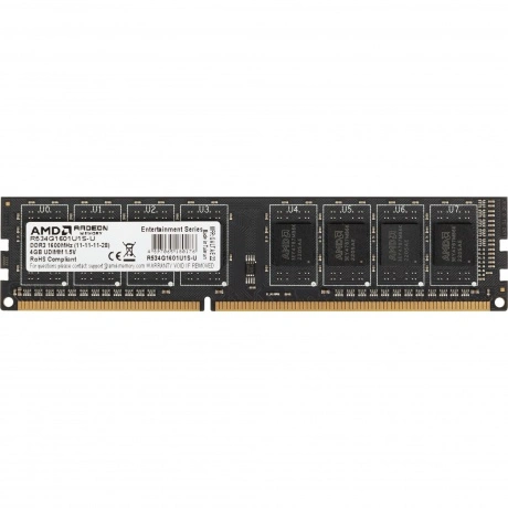 Память оперативная DDR3 AMD 4Gb 1600MHz (R534G1601U1S-U RTL)