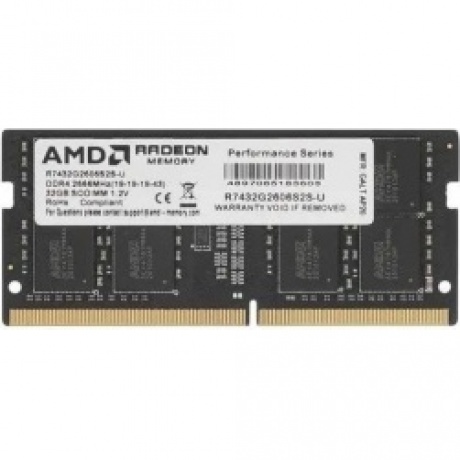 Память оперативная DDR4 AMD 32Gb 2666MHz (R7432G2606S2S-U) - фото 1
