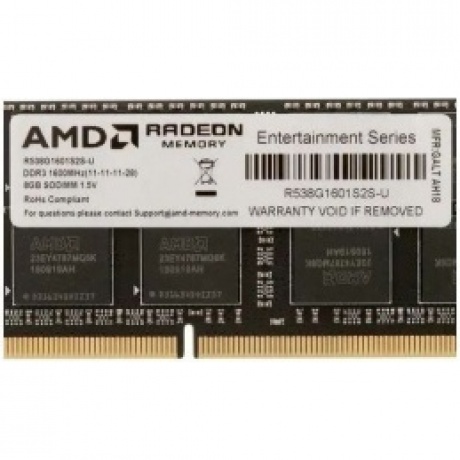 Память оперативная DDR3 AMD 8Gb 1600MHz (R538G1601S2S-U) OEM - фото 3