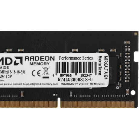 Память оперативная DDR4 AMD 4Gb 2666MHz (R744G2606S1S-U) - фото 8