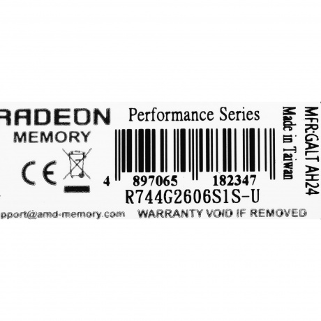 Память оперативная DDR4 AMD 4Gb 2666MHz (R744G2606S1S-U) - фото 9