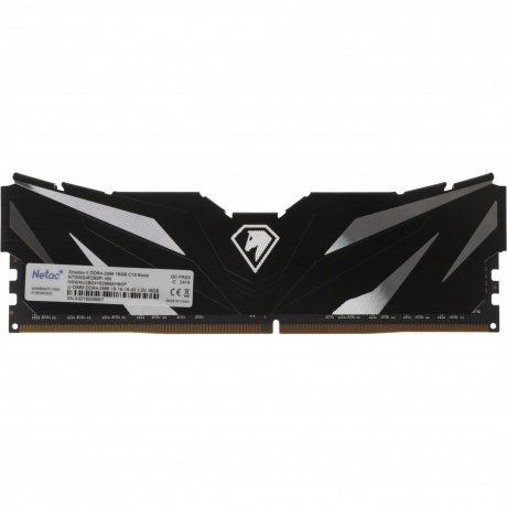 Память оперативная DDR4 Netac 16Gb 2666Mhz (NTSWD4P26SP-16K) - фото 2