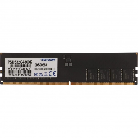 Память оперативная DDR5 Patriot 2x16Gb 4800MHz (PSD532G4800K) - фото 2