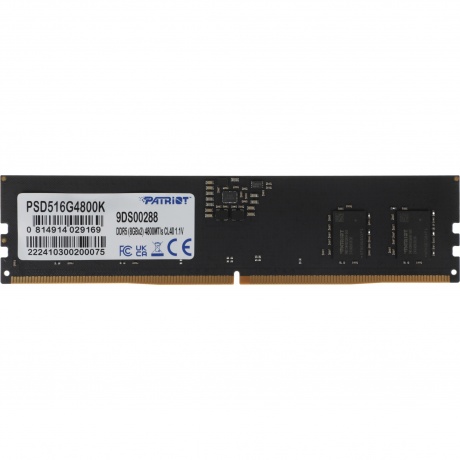 Память оперативная DDR5 Patriot 2x8Gb 4800MHz (PSD516G4800K) - фото 6