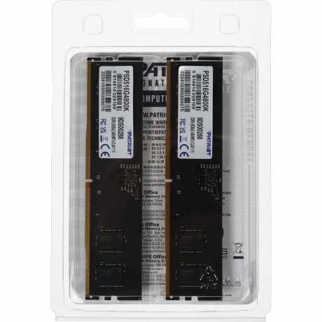 Память оперативная DDR5 Patriot 2x8Gb 4800MHz (PSD516G4800K) - фото 10