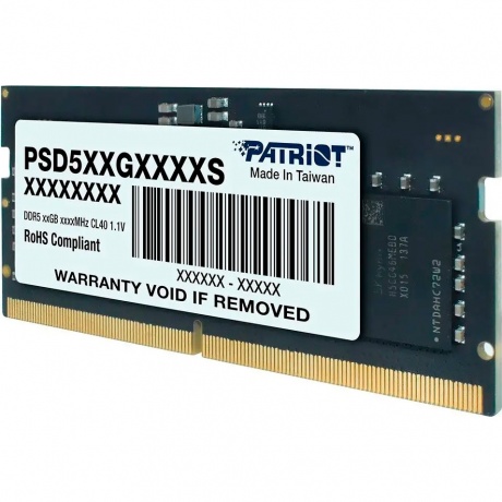 Оперативная память Patriot SODIMM 8GB DDR5-4800 (PSD58G480041S) - фото 2