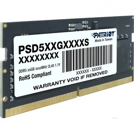 Оперативная память Patriot SODIMM 8GB DDR5-4800 (PSD58G480041S) - фото 5