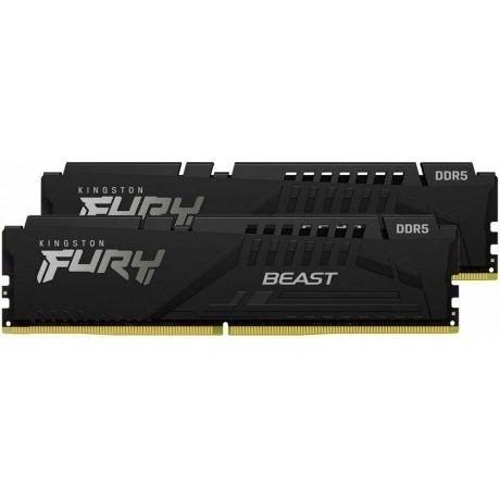 Память оперативная DDR5 Kingston Fury Beast Black CL40 16Gb PC41...