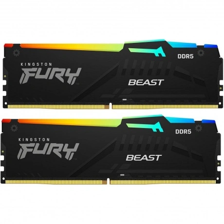 Память оперативная DDR5 Kingston Fury Beast CL40 32Gb PC44800, 5...