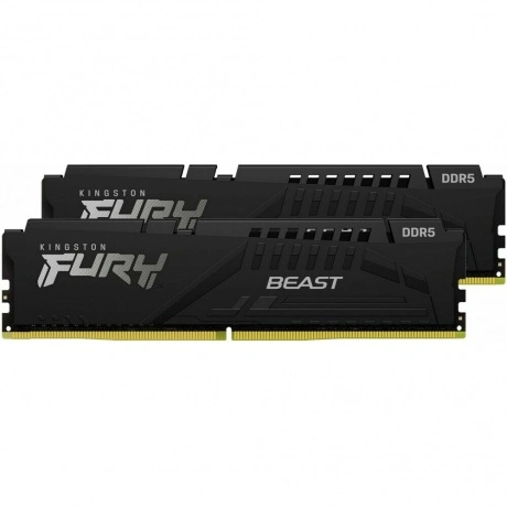 Память оперативная DDR5 Kingston FURY Beast Black CL40 16Gb PC44...