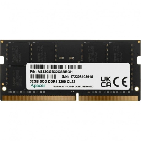 Память оперативная для ноутбука DDR4 Apacer PC25600 32GB (ES.32G...