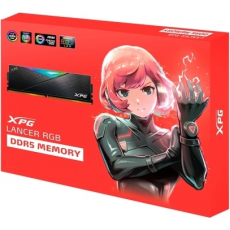Память оперативная A-Data DDR5-6400 16GB (AX5U6400C3216G-DCLARBK) - фото 4