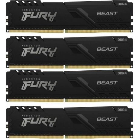 Оперативная память Kingston FURY Beast Black DDR4 128GB 3200MHz ...